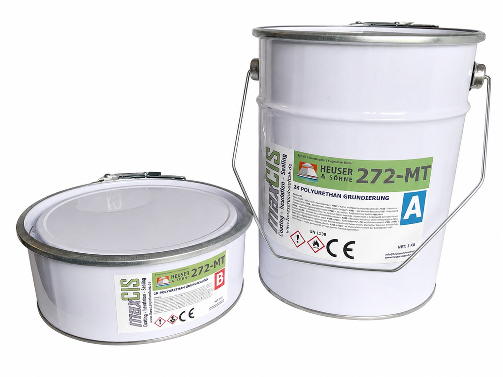 272-MT Steinteppich Grundierung für Innen und Außen (3+1kg) lösemittelfrei Beton, Estrich, Fliesen