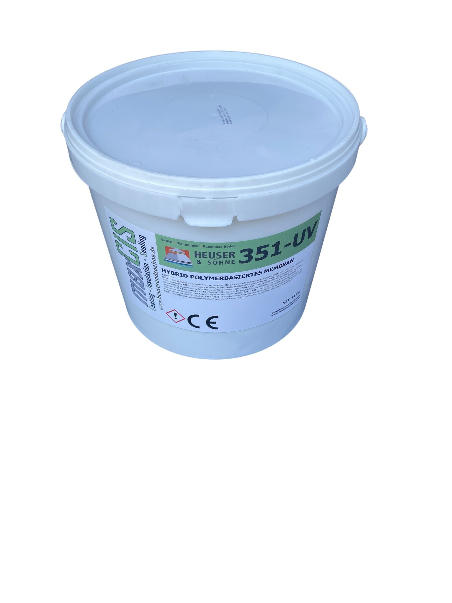 351-UV 1K Balkon- und Terrassenabdichtung. Füssigkunststoff für hochwertige Steinteppiche auf Beton, Estrich, Fliesen und Bitumen (14kg)