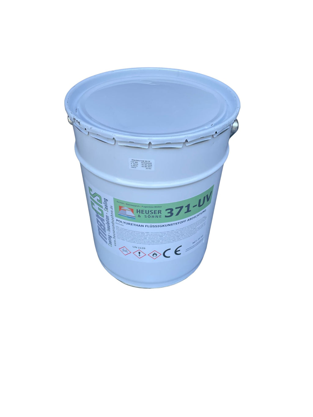 371-UV 1K Balkon- und Terrassenabdichtung. Füssigkunststoff für hochwertige Steinteppiche auf Beton, Estrich, Fliesen und Bitumen (25kg)