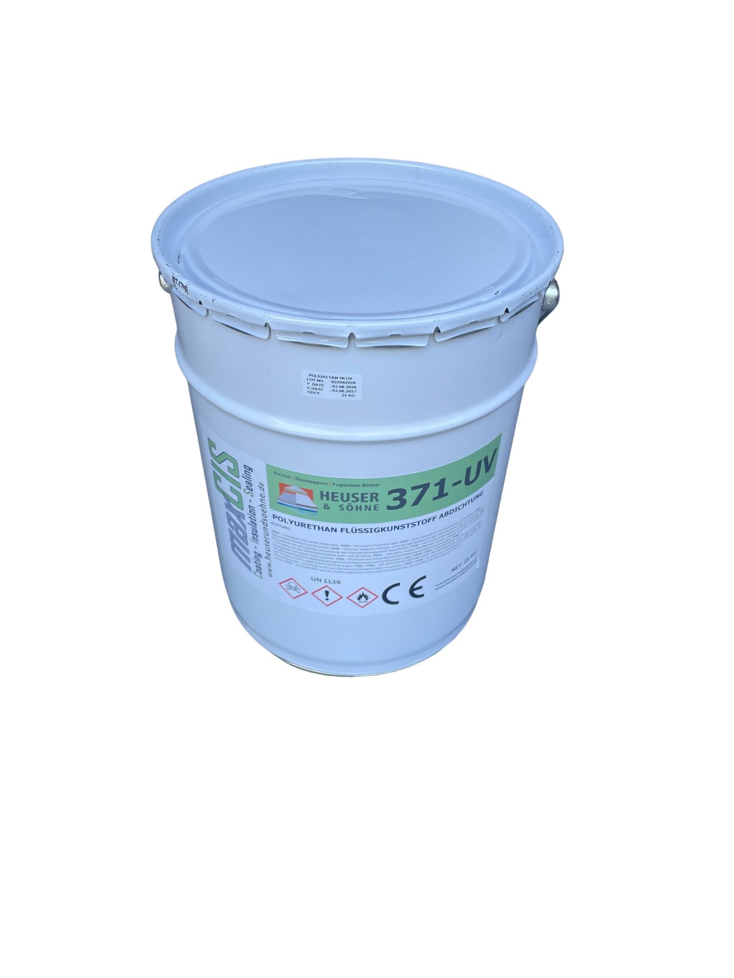 371-UV 1K Balkon- und Terrassenabdichtung. Füssigkunststoff für hochwertige Steinteppiche auf Beton, Estrich, Fliesen und Bitumen (25kg)