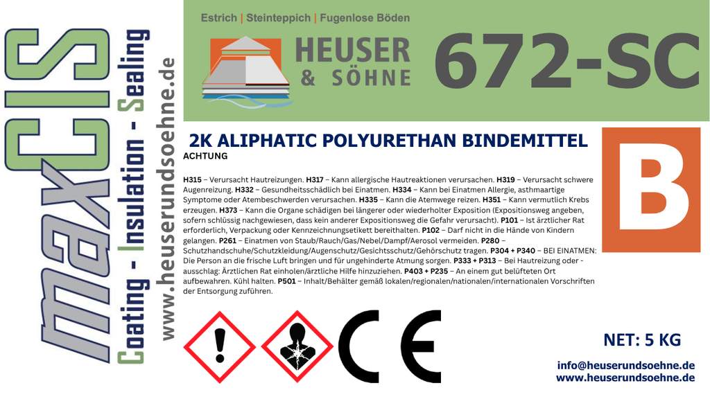 2K Steinteppich Bindemittel Innenbereich - lösemittelfrei, schnellhärtend (10kg)