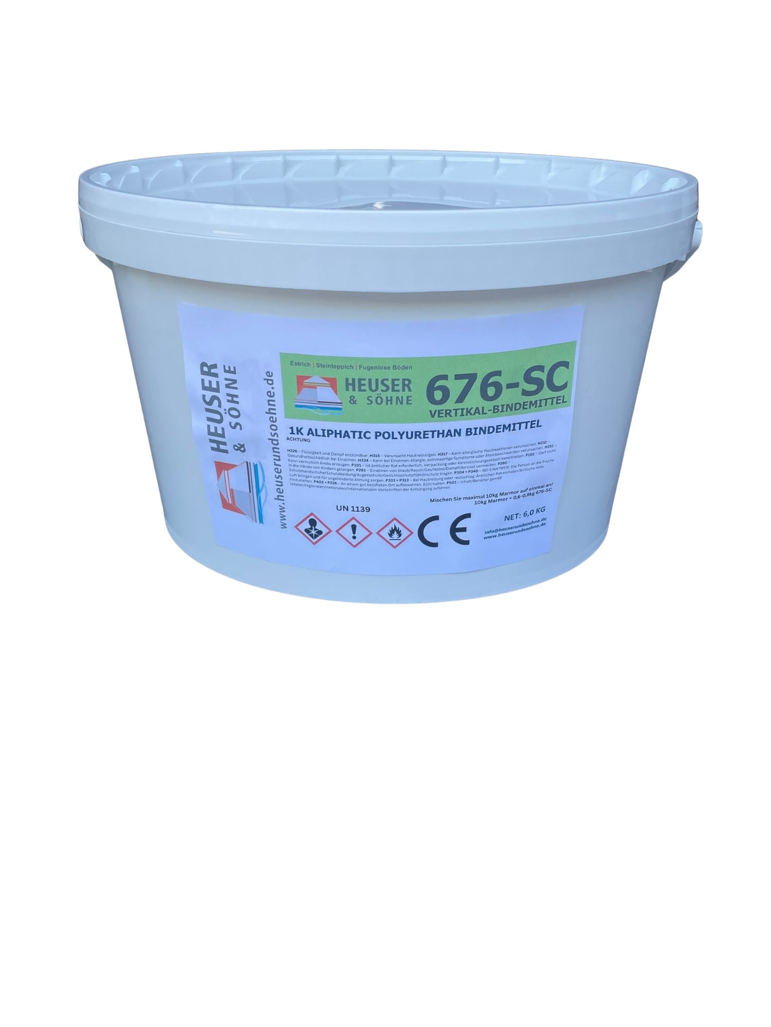 676-SC Sockelbindemittel Steinteppich 1K PU – senkrechte Flächen, außen (6kg)