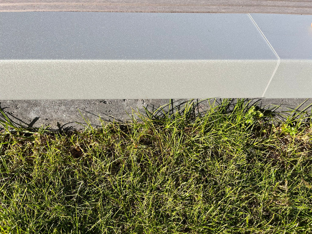 Balkonrandprofil Aluminium - Abschlussprofil für Abdichtungssysteme 6cm Tropfkante, 2m Länge