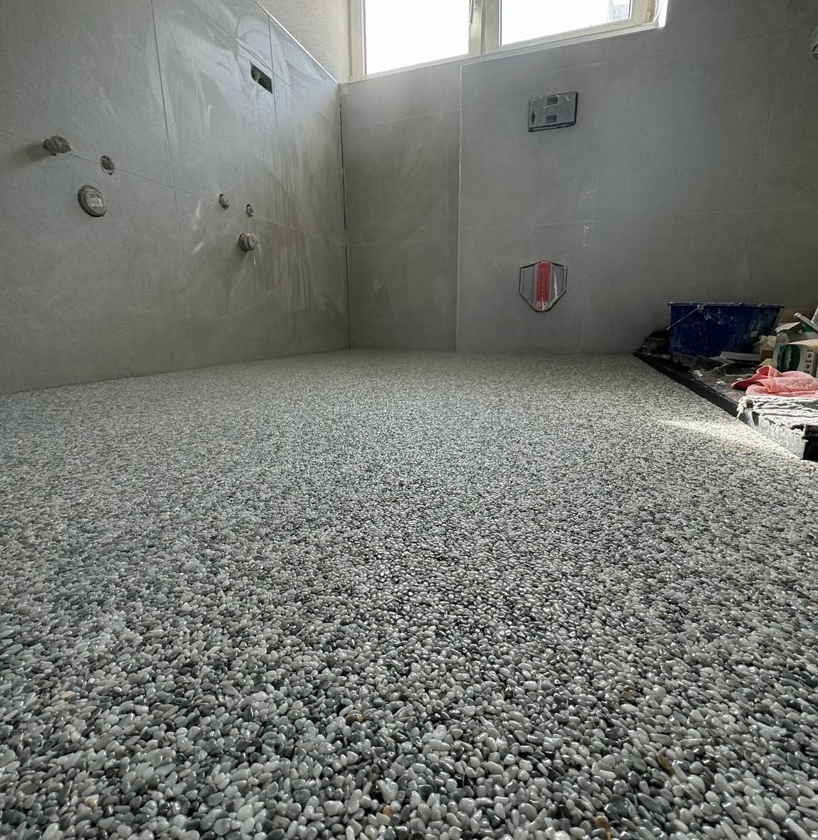 Steinteppich Komplettset 2qm Innen für Wohnzimmer, Küche, Bad (klein)