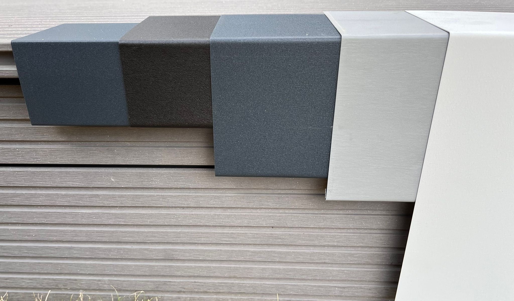 Balkonrandprofil Aluminium - Abschlussprofil für Abdichtungssysteme 10cm Tropfkante, 2m Länge