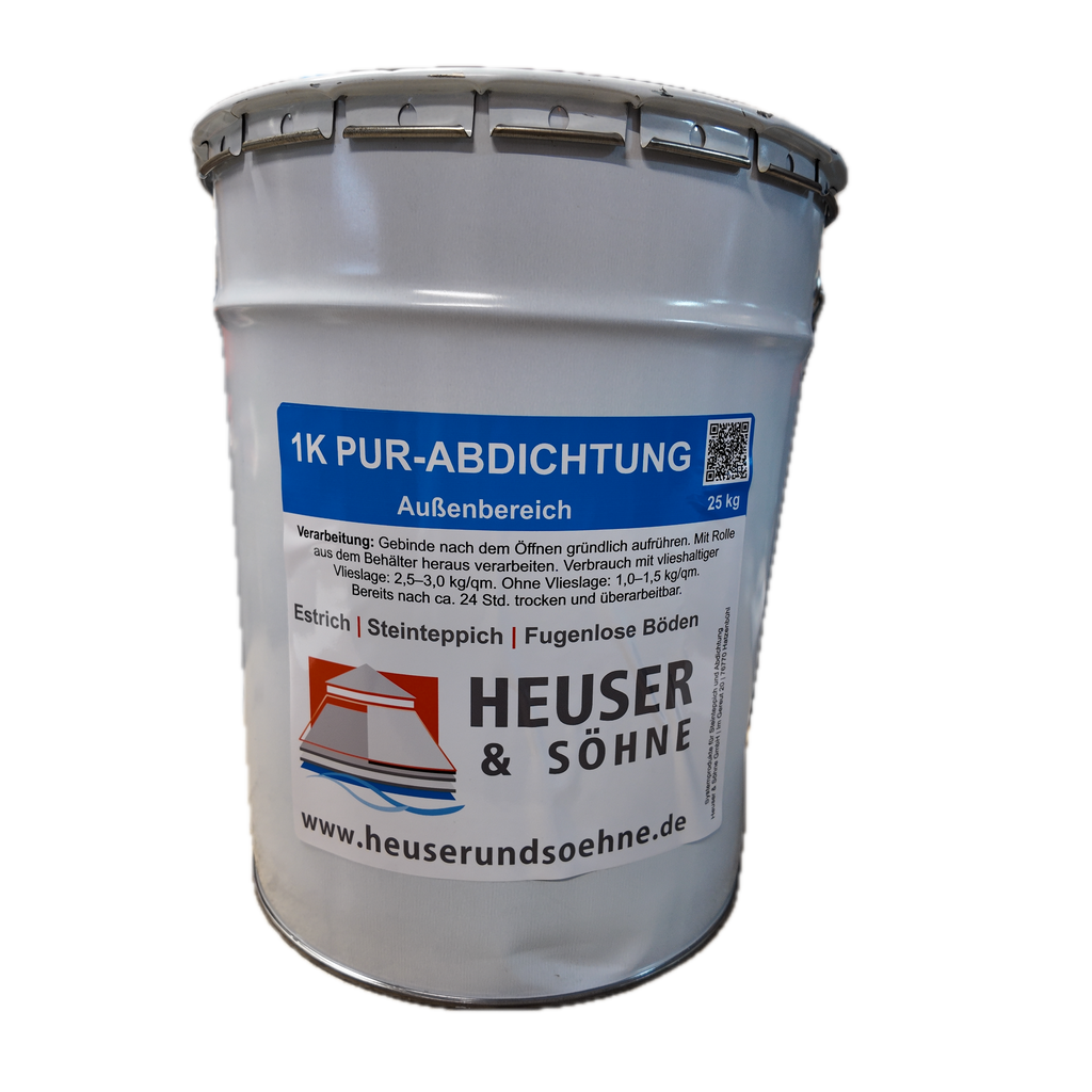 HS 1K PUR Abdichtung für Steinteppich - Flüssigkunststoff (25kg)