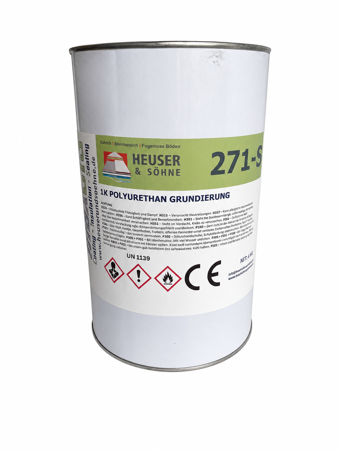 271-S Steinteppich Grundierung für den Außenbereich (4kg) Beton, Estrich, Fliesen