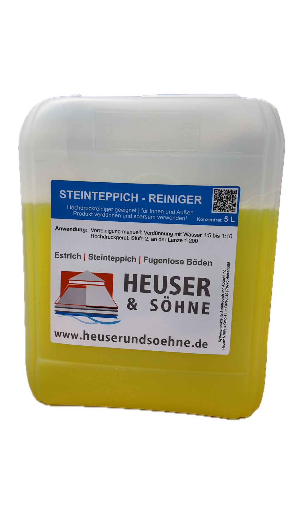 Steinteppich Reiniger 5 L – Konzentrat für Innen- & Außenbereiche (hochdruckgeeignet)