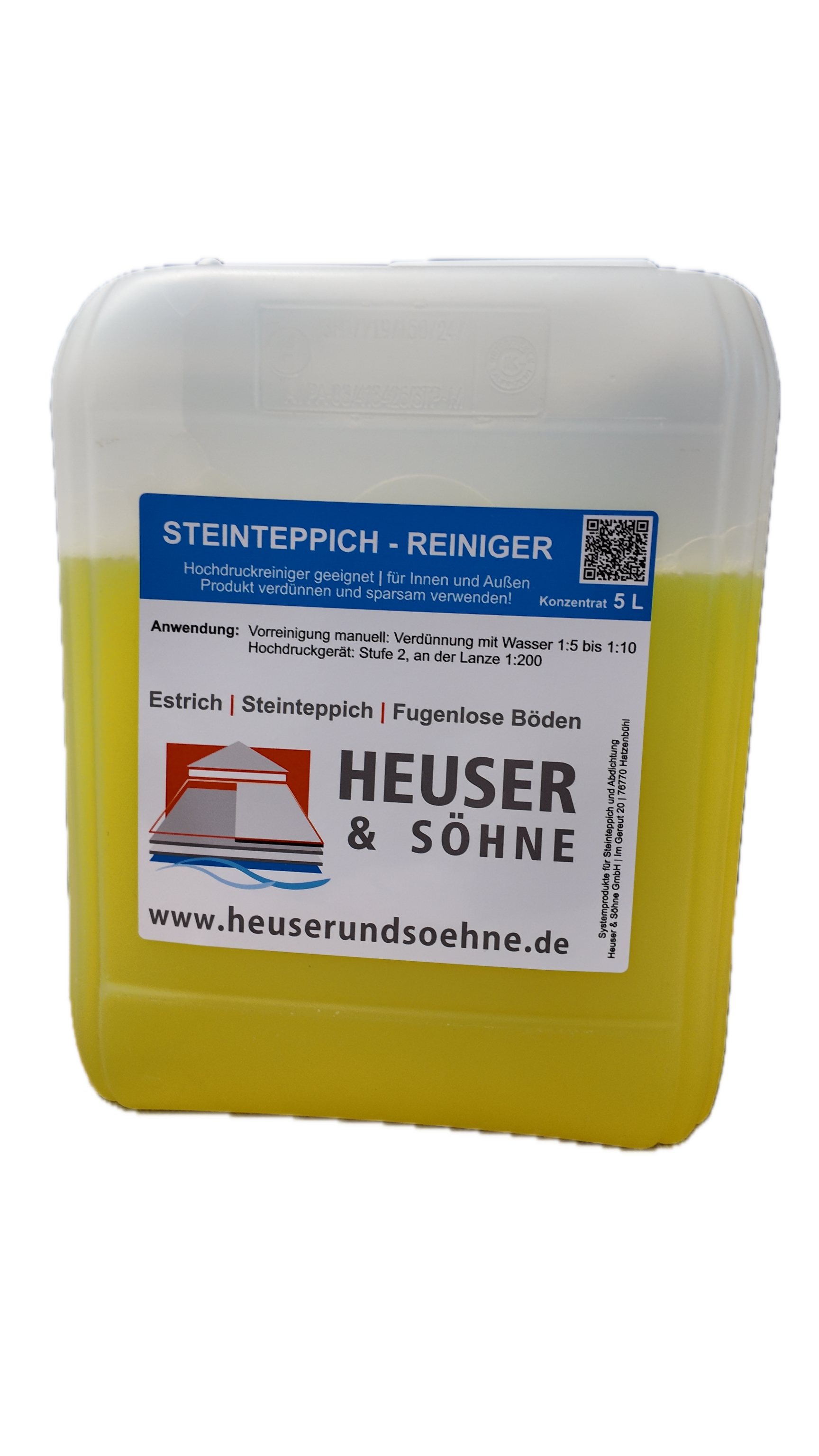 Steinteppich Reiniger 5 L – Konzentrat für Innen- & Außenbereiche (hochdruckgeeignet)