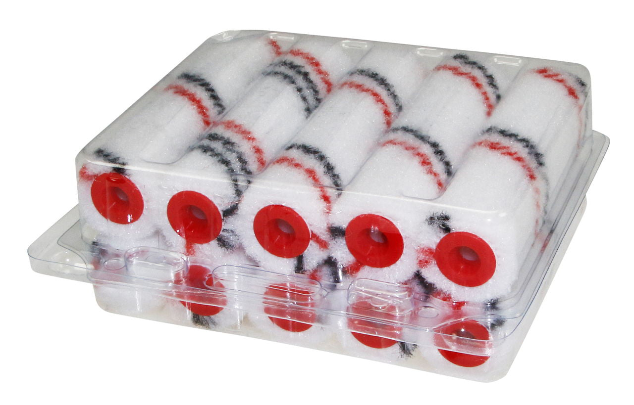 Mini-Lackierwalze PROFI 6mm Aufnahme 10cm Breite (10Stück)